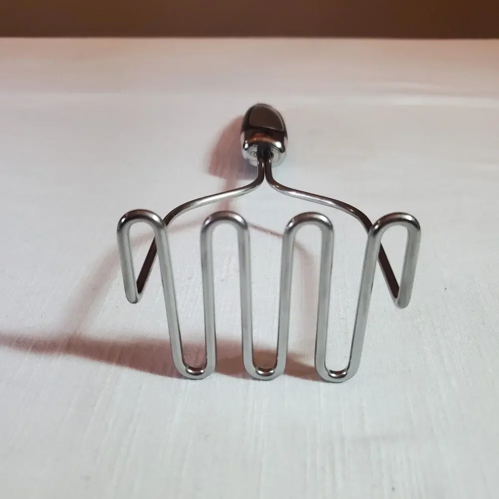 Professional Stainless Steel Potato Masher Heavy Duty Commercial Kitchen Tool
